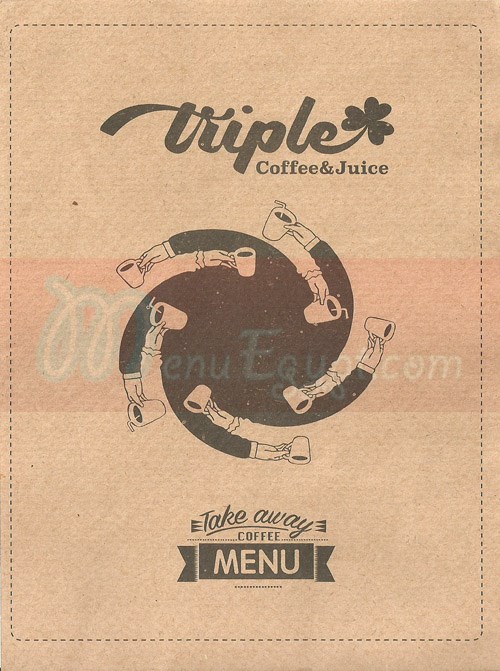 Triple Coffee And Juice menu Egypt